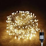 Gresonic 100/200/300/400er Led Lichterkette Strombetrieben mit Stecker Außen und Innen für...