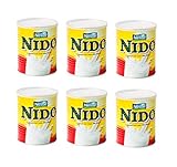 6er Pack, Nido Instant Vollmilchpulver, Instant Full Cream Powder, Nestle 6 x 400g, 2,4kg