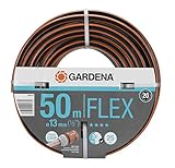 Gardena Comfort FLEX Schlauch 13 mm (1/2 Zoll), 50 m: Formstabiler, flexibler Gartenschlauch mit...