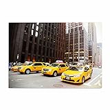 Vero Home 12134 Glas-Schneidebrett: Fortbewegung - NYC Taxi mit Motiv