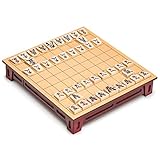 Yellow Mountain Imports Japanisches Shogi Schach-Set – Holzspielbrett mit Schubladen und...