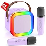 Karaoke Maschine Kinder, Geschenk für Mädchen 3-12 Jahre, Karaoke Kinder Spielzeug ab 3-12 Jahre...