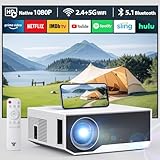 ZDK Neuer Beamer 2024 4K-Unterstützung Full HD 1080P 5G WiFi projektor mit 20000 Lumen für...