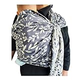 Shabany® - Ring Sling Tragetuch - 100% Bio Baumwolle - Babybauchtrage für Neugeborene Kleinkinder...