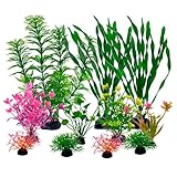 FENGQQKJ Aquarium Deko Aquarium Zubehör Pflanzen Künstlich Wasserpflanzen Aquariums Miniteich...