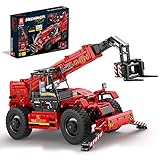 Reobrix 22020 Technik LKW Schwerlast-Gabelstapler Bausteine, 2260 Teile Ferngesteuert Kran MOC...
