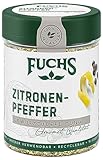 Fuchs Gewürze - Zitronenpfeffer Gewürz - Gewürrzubereitung für Lachs, Zander und Kabeljau -...