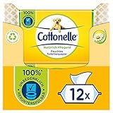 Cottonelle Feuchtes Toilettenpapier, Natürlich Pflegend - Kamille & Aloe Vera, Biologisch Abbaubar,...