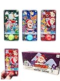 Hapros 3er-Pack Weihnachts-Wasserspiele, Weihnachtsmann-Weihnachtsfeiertags-Designs,...