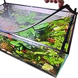 Magnetische Abdeckung für Aquarien, Abdeckung für Aquarien, Anti-Spring-Netz, Terrarium-Deckel,...