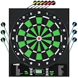 Cyeelife Elektronische Dartscheibe,Dartboard mit 12 Darts,24 Pro Flights 50 Pfeilspitzen und...
