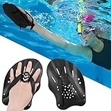 1 Paar Handpaddel zum Schwimmen, Schwimmpaddel, Schwimmpaddel mit verstellbaren Riemen,...