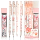 Mabor 4 Stück Cute Mechanical Pencil, Automatische 0,5mm Schulsachen Stifte Aesthetic Stationery...