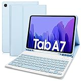 Hofsos Hülle mit Tastatur für Samsung Galaxy Tab A7 10.4 2020(T500/T505/T507),Leicht Schutzhülle...