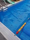 SAFWELAU Staubdichter Poolschutz Solarfolie Pool 20 Mio Schwimmbad-Isolierdecke,...