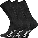 TippTexx 24 6 Paar seidige Bambus Socken, Geruchs-Killer mit Anti-Loch Garantie (as3, numeric,...