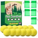 ZoraYorce 12pcs Katzenschützer -Abschreckung, um Katzen aus dem Hof ​​fernzuhalten (gelber...