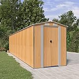 Tidyard Geräteschuppen Metall Gerätehaus Gartenhaus Gartenschuppen Lagerschuppen Gartenschrank...