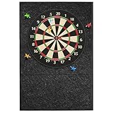 KEAGAN Dartboard-Wandschutz, Filz-Dartboard-Wandschutz, selbstklebend, gespleißt, Wandumrandung...