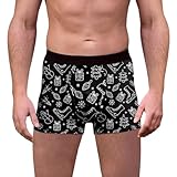 Modische Herrenunterwäsche mit Druck mittlere Taillenhöhe atmungsaktive Slips bequemer elastischer...