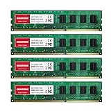 [DDR3 RAM] Gigastone Desktop RAM 32GB (4x8GB) DDR3 Ram 32GB DDR3-1600MHz PC3-12800 CL11 1.5V UDIMM...