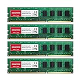 【DDR3 RAM】 GIGASTONE 32GB Kit (4x8GB) DDR3/DDR3L 1600MHz (1333MHz) PC3-12800 (PC3-10600) CL11...