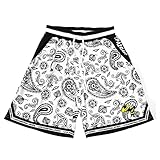 TPAZGHE Herren-Basketball-Shorts, Maschenmaterial, Fitnessstudio, Sport, Workout, Training,...