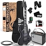 Pyle E Gitarre – Electric Guitar Set – E Gitarre Set mit Elektrische Gitarre, E-Gitarre...