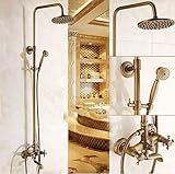 LXYST Badezimmer Duschset Regen Dusche Thermostatischer Mixer Messing 8 'Regendusche kompatibel mit...