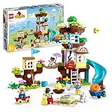 LEGO 10993 DUPLO 3-in-1 Baumhaus Spielzeug für Kleinkinder ab 3 Jahren, Mädchen und Jungen mit 4...