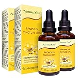 Propolis Tropfen 30% – 2 x 50 ml – Pure Hochdosierte Tinktur – 100% natürliches Extrakt –...