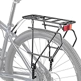 CXWXC Fahrrad Gepäckträger Hinten mit Reflektor MTB Gepäckträger maximaler Belastung 27kg...