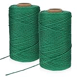2 Rollen gartenschnur, 100 m Grüne Natur Schnur bindfaden pflanzenband bindfaden Garten...