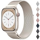 OULUOQI Ersatzarmband Kompatibel mit Apple Watch Armband 40mm 42mm 41mm 38mm 46mm 45mm 44mm Damen...