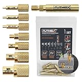 ruthex 7x Lötspitzen/Einschmelzhilfe Set - Lötkolbenspitzen für ruthex Gewindeeinsätze M2 / M2.5...