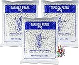 yoaxia ® - 3er Pack - [ 3x 375g ] THAI DANCER Große Tapioka Perlen (L) / Tapioca Pearl + ein...