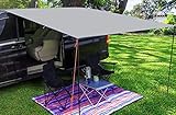 PHATRIP 2024 Produkt-Upgrades Vorzelt Wohnwagen Sonnensegel Markise Wasserdicht 250 x 250 cm Camping...