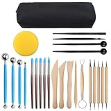 Viesap Modellierwerkzeug, 25 Stück Carving Tools Clay Keramik Sculpting Ton Werkzeug,...