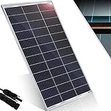 KESSER® Solarpanel Monokristallin Solarmodul Solarpanel - 150W 18 V für 12 V Batterien,...