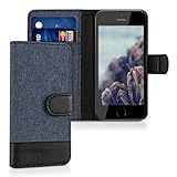 kwmobile Wallet Case kompatibel mit Apple iPhone SE (1.Gen 2016) / iPhone 5 / iPhone 5S - Hülle mit...