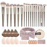 MAANGE Pinselset Makeup 38-teiliges Make-up-Pinsel-Set, Hochwertige Synthetische Schminkpinsel Set...