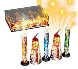 Happy Sparks® XXL Set 5 Teile Summer Fountains Set - für Partys & Silvester für Jugendlichen &...