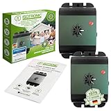 ISOTRONIC Vogelabwehr Ultraschall Vogelvertreiber Vogelschreck | batteriebetrieben + mobil...