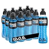 Powerade Sports Mountain Blast, kalorienarmes Sport Getränk mit Fruchtmix-Geschmack, mit...