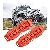 YORJCFZD Reifen Traktion Matte,Traktion Tracks Grip Mats, 2 Stück Traktionsbretter Offroad Escape...