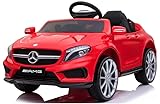 Playhouse Kinder Elektroauto Mercedes GLA 45 AMG, 4 Stoßdämpfer, 2X 12V Motoren, LED,...