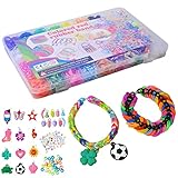 JYFanse 2-teiliges Gummiband-Armband-Set | Loom-Armband-Bastelset für Kinder |...