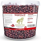 Supravit Hagebutten Pferd | Mit viel Vitamin C für Pferde und Ponys | 2kg Eimer I Ganze getrocknete...