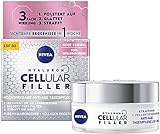 NIVEA Hyaluron Cellular Filler Anti-Age Tagespflege Creme LSF 30 (50 ml), straffende Gesichtspflege...