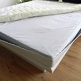 Topliner Wasserbett Staubschutzauflage IMMER SAUBER Schmutz Auflage, Milbenschutz Protector...